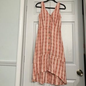 Midi Checked Tank Dress
